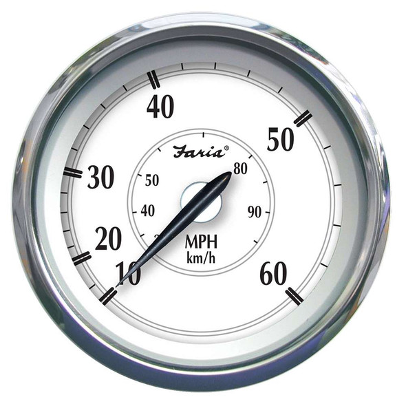 Faria Beede Instruments Faria Newport SS 4" Speedometer - 0 to 60 MPH [45010] MyGreenOutdoors