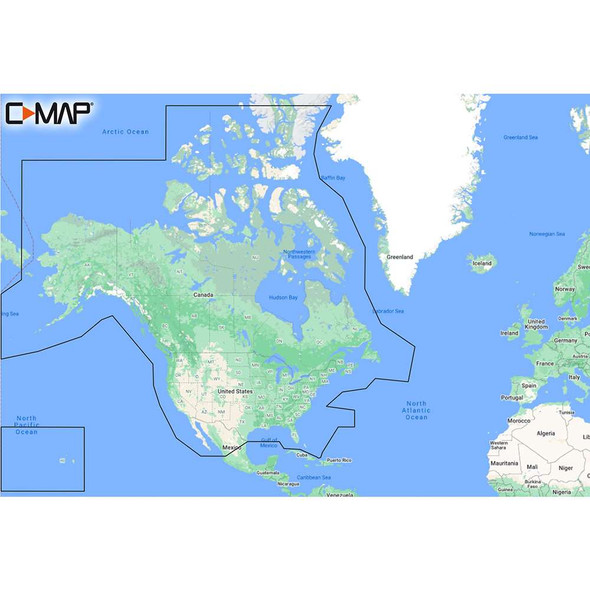 C-MAP C-MAP M-NA-Y200-MS DISCOVER North America [M-NA-Y200-MS] MyGreenOutdoors