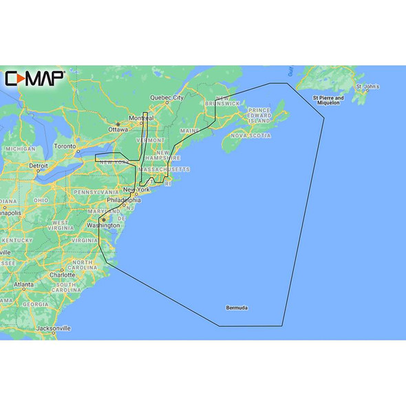 C-MAP C-MAP M-NA-Y202-MS Nova Scotia to Chesapeake Bay REVEAL Coastal Chart [M-NA-Y202-MS] MyGreenOutdoors