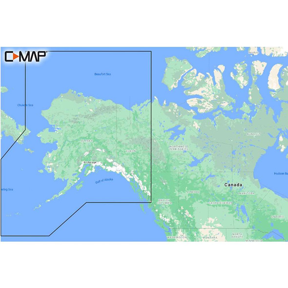 C-MAP C-MAP M-NA-Y208-MS Alaska REVEAL Coastal Chart [M-NA-Y208-MS] MyGreenOutdoors