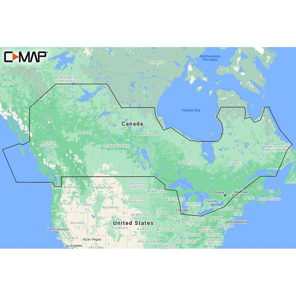 C-MAP C-MAP M-NA-Y216-MS Canada Lakes REVEAL Inland Chart [M-NA-Y216-MS] MyGreenOutdoors