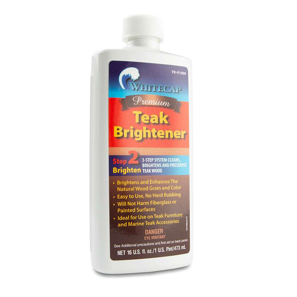 Whitecap Whitecap Premium Teak Brightener - 16oz [TK-91000] MyGreenOutdoors