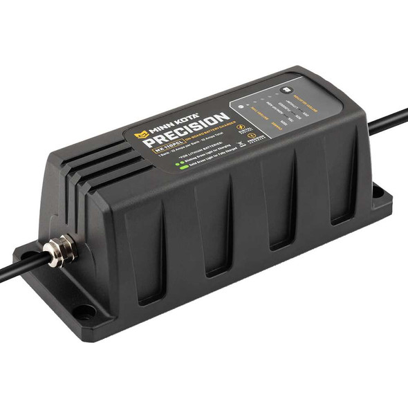 Minn Kota Minn Kota On-Board Precision Charger MK-110 PCL 1 Bank x 10 AMP LI Optimized Charger [1831101] MyGreenOutdoors