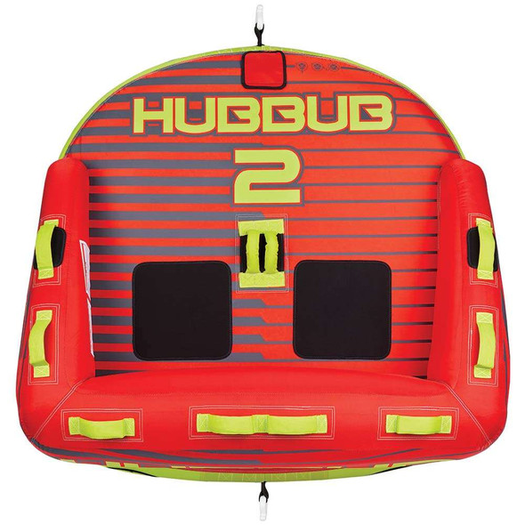 Full Throttle Full Throttle Hubbub 2 Towable Tube - 2 Rider - Red [303400-100-002-21] MyGreenOutdoors