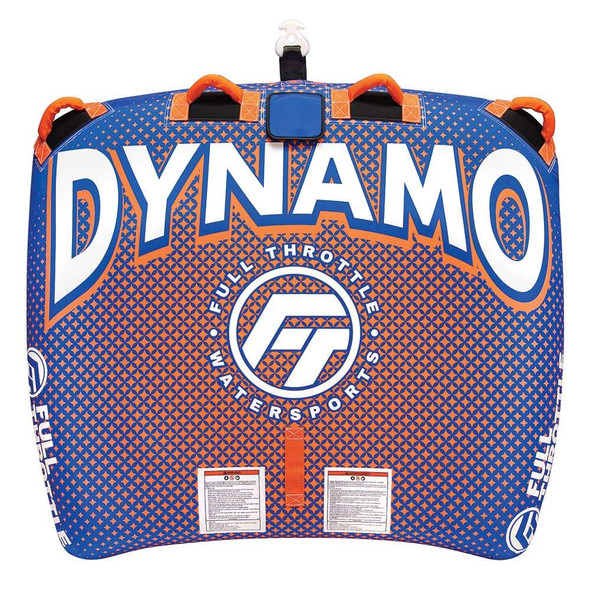Full Throttle Full Throttle Dynamo Towable Tube - 2 Rider - Orange [302300-200-002-20] MyGreenOutdoors