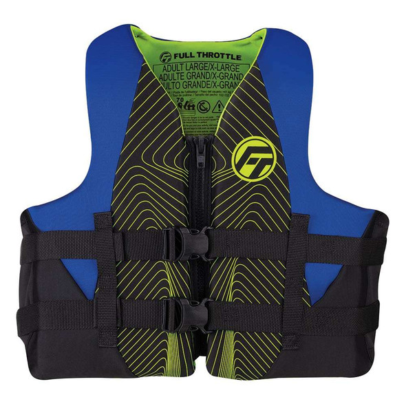 Full Throttle Full Throttle Adult Rapid-Dry Life Jacket - S/M - Blue/Black [142100-500-030-22] MyGreenOutdoors