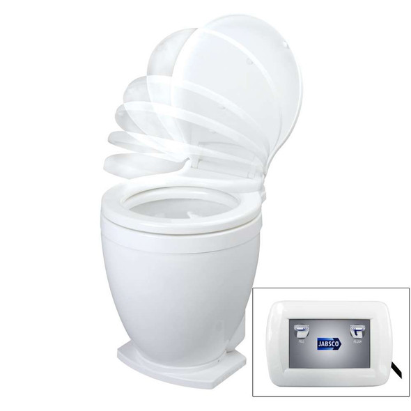 Jabsco Jabsco Lite Flush Electric 12V Toilet w/Control Panel [58500-1012] 58500-1012 MyGreenOutdoors