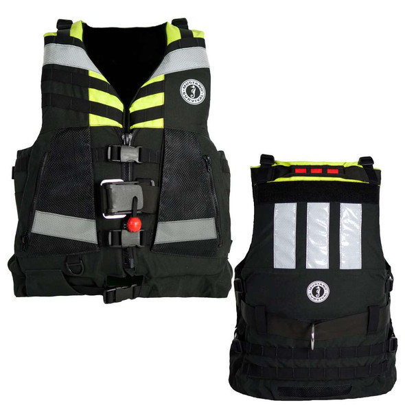 Mustang Survival Mustang Swift Water Rescue Vest - Fluorescent Yellow Green Black - Universal [MRV15002-251-0-206] MyGreenOutdoors