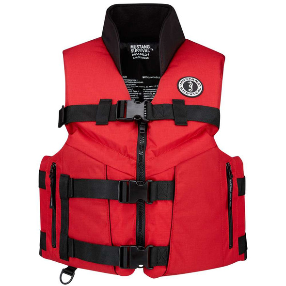 Mustang Survival Mustang ACCEL 100 Fishing Foam Vest - Red/Black - Medium [MV4626-123-M-216] MyGreenOutdoors