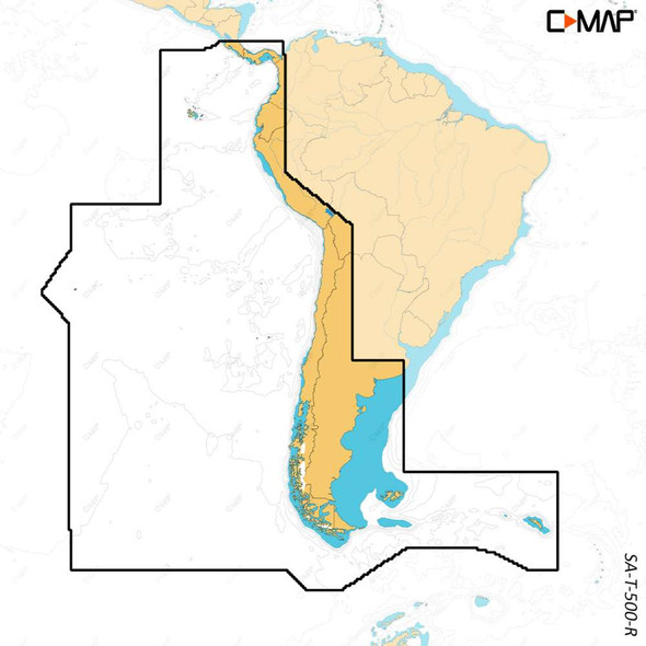 C-MAP C-MAP REVEAL X - Costa Rica Chile Falklands [M-SA-T-500-R-MS] MyGreenOutdoors