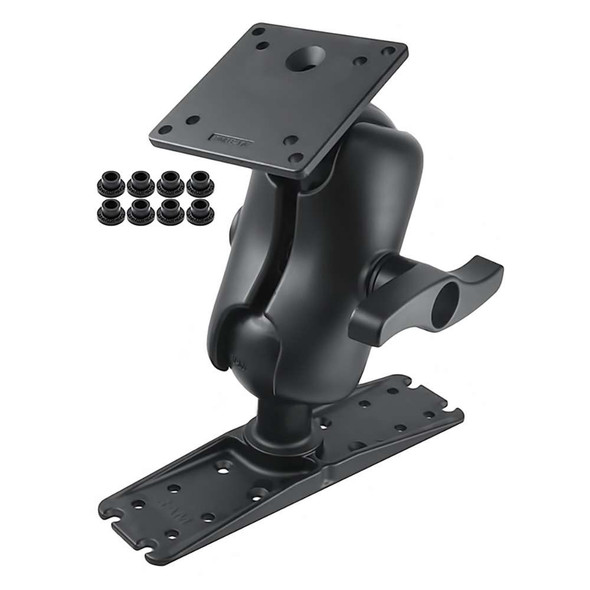 RAM Mounting Systems RAM Mount RAM Ball Mount w/100x100mm VESA Plate Large Electronics Plate [RAM-E-111U-D-246] MyGreenOutdoors