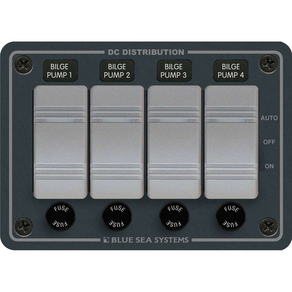 Blue Sea Systems Blue Sea 8666 Contura 4 Bilge Pump Control Panel [8666] MyGreenOutdoors