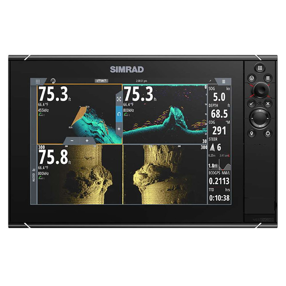 Simrad Simrad NSS12 evo3S Combo Multi-Function Chartplotter/Fishfinder - No HDMI Video Outport [000-15403-002] 000-15403-002 MyGreenOutdoors