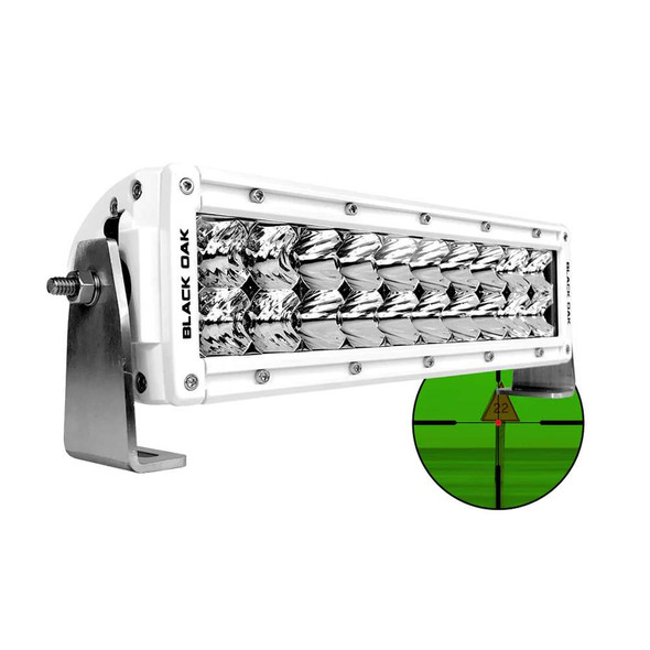 Black Oak LED Black Oak Pro Series Double Row Combo Infrared 10" 850nm Light Bar - White [10MIR-850] MyGreenOutdoors