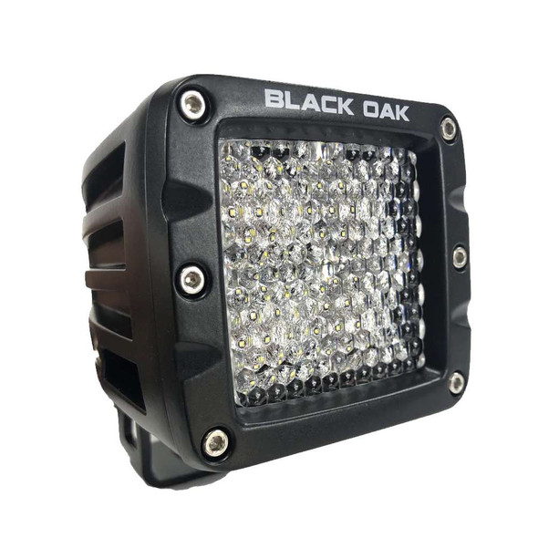 Black Oak LED Black Oak Pro Series 2" Diffused Pod - Black [2D-POD10CR] MyGreenOutdoors