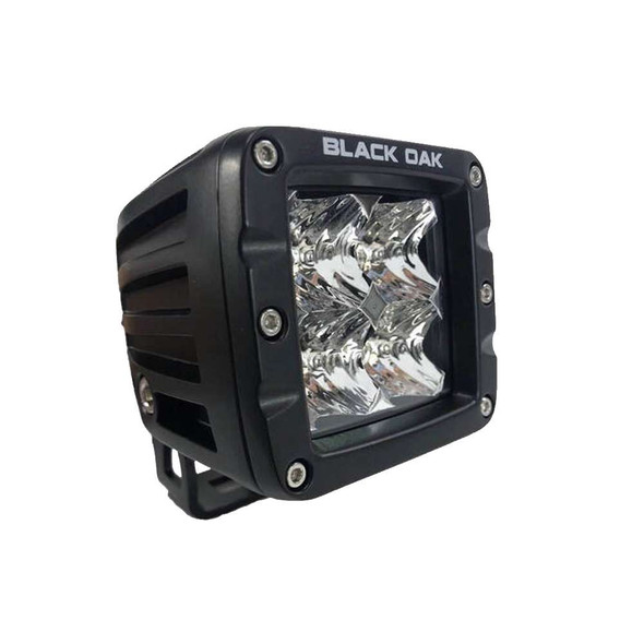 Black Oak LED Black Oak Pro Series 2" Spot Pod - Black [2S-POD10CR] MyGreenOutdoors