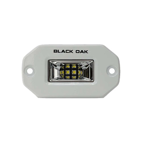 Black Oak LED lack Oak Pro Series 2" Flush Mounted Scene Light - White [2FSL-SRPOD10CR] MyGreenOutdoors