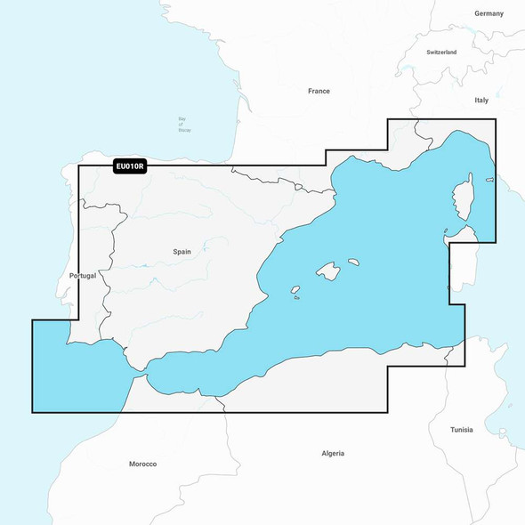 Garmin Garmin NVEU010R Spain, Mediterranean Coast - Marine Charts Garmin Navionics Vision+ [010-C1237-00] MyGreenOutdoors