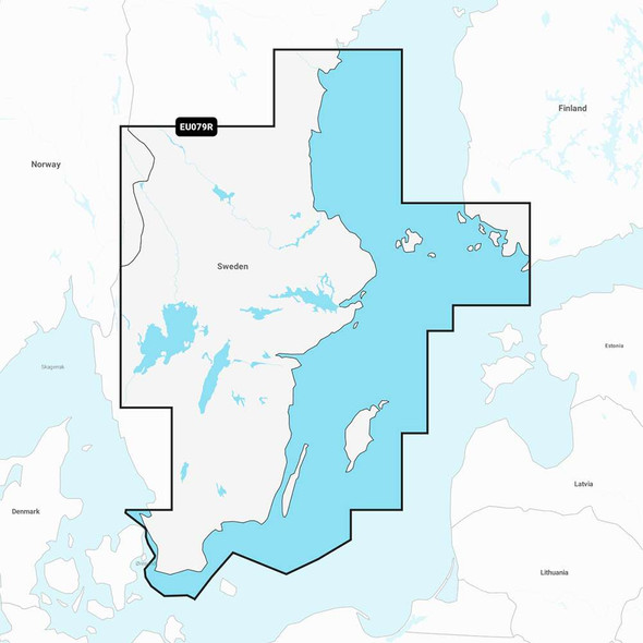 Garmin Garmin Navionics+ NSEU079R - Sweden, Southeast - Marine Chart [010-C1247-20] MyGreenOutdoors