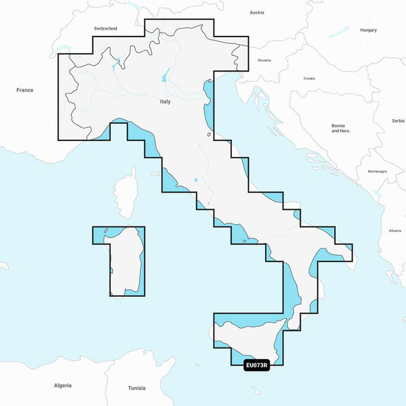 Garmin Garmin Navionics+ NSEU073R - Italy Lakes Rivers - Marine Chart [010-C1268-20] MyGreenOutdoors