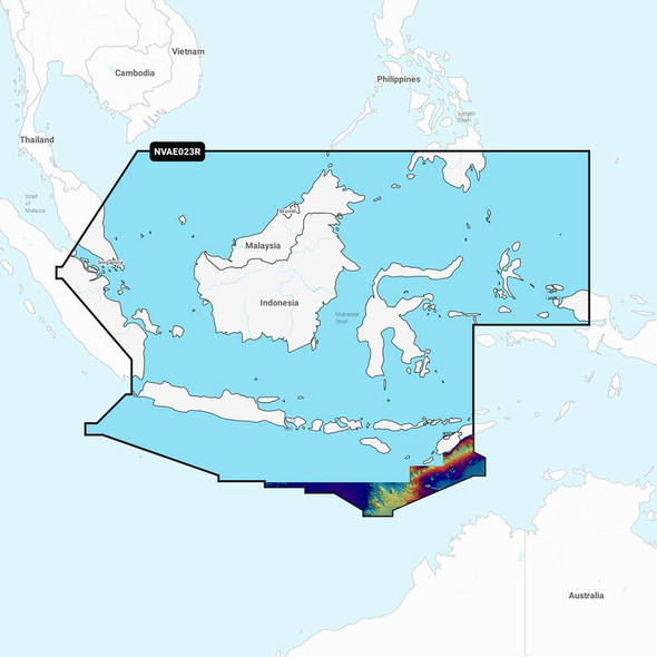 Garmin Garmin Navionics Vision+ NVAE023R - Java Borneo - Marine Chart [010-C1221-00] MyGreenOutdoors