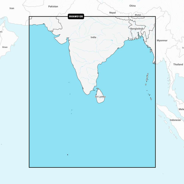 Garmin Garmin Navionics Vision+ NVAW015R - Indian Subcontinent - Marine Chart [010-C1230-00] MyGreenOutdoors