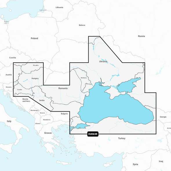 Garmin Garmin Navionics Vision+ NVEU063R - Black Sea Azov Sea - Marine Chart [010-C1258-00] MyGreenOutdoors