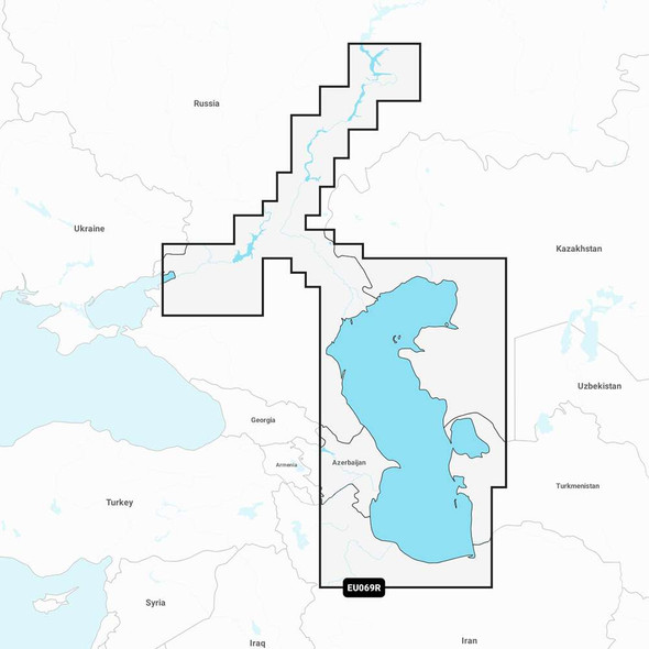 Garmin Garmin Navionics Vision+ NVEU069R - Caspian Sea Lower Volga River - Marine Chart [010-C1264-00] MyGreenOutdoors