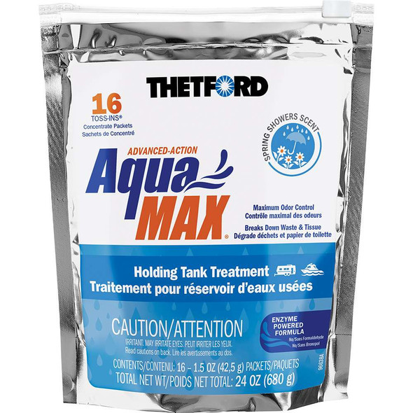 Thetford Marine Thetford AquaMax Holding Tank Treatment - 16 Toss-Ins - Spring Shower Scent [96631] MyGreenOutdoors
