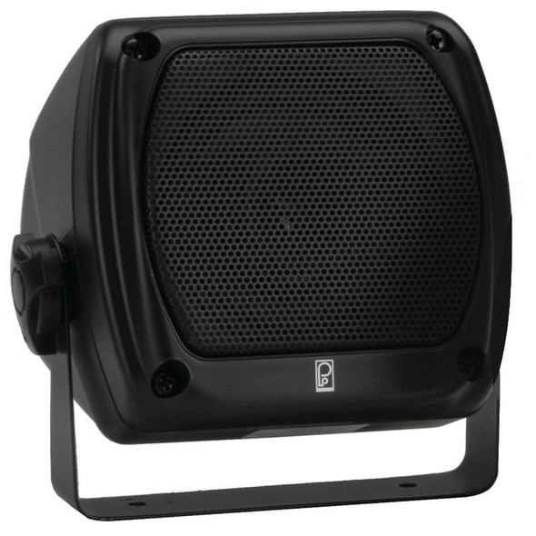 Poly-Planar Poly-Planar MA-840 80 Watt Subcompact Box Speaker - Black [MA840B] MyGreenOutdoors