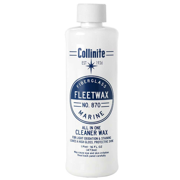 Collinite Collinite 870 Marine Fiberglass Fleetwax - 16oz [870-16OZ] MyGreenOutdoors