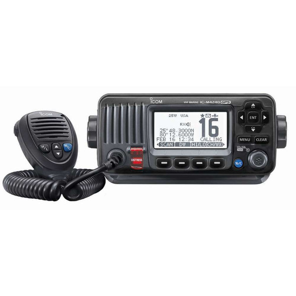 Icom Icom M424G Fixed Mount VHF w/Built-In GPS - Black [M424G 41] MyGreenOutdoors