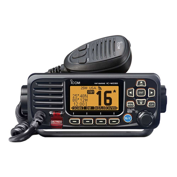 Icom Icom M330 VHF Radio Compact w/GPS - Black [M330 71] MyGreenOutdoors