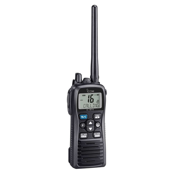 Icom Icom M73 Submersible Handheld VHF Marine Radio - 6W [M73 61] MyGreenOutdoors