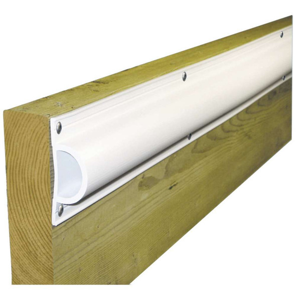 Dock Edge Dock Edge Standard "D" PVC Profile 16ft Roll - White [1190-F] 1190-F MyGreenOutdoors