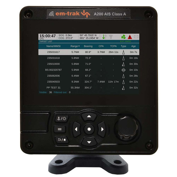 em-trak em-trak A200 Class A AIS Transceiver [425-0012] MyGreenOutdoors