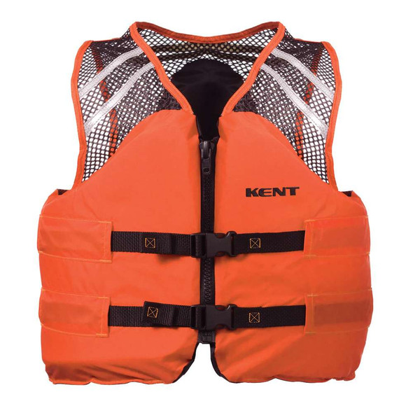 Kent Sporting Goods Kent Mesh Classic Commercial Vest - Large - Orange [150600-200-040-23] MyGreenOutdoors