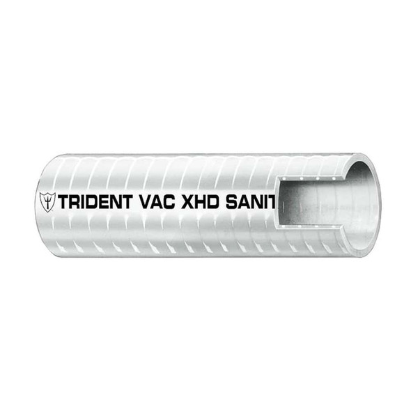 Trident Marine Trident Marine 1-1/2" x 50 Box VAC XHD Sanitation Hose - Hard PVC Helix - White [148-1126] MyGreenOutdoors