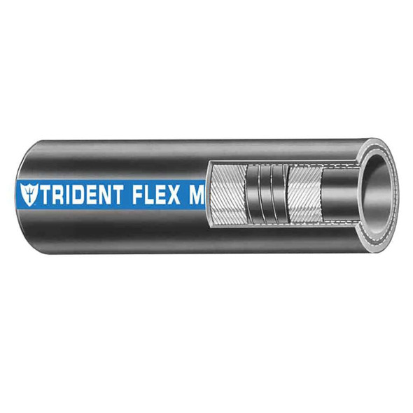 Trident Marine Trident Marine 1-1/2" Flex Marine Wet Exhaust Water Hose - Black - Sold by the Foot [250-1126-FT] MyGreenOutdoors