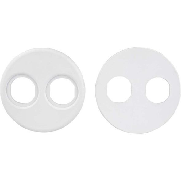 Sea-Dog Sea-Dog 4" Gauge Power Socket Adapter Mounting Plate - White [426104-1] MyGreenOutdoors