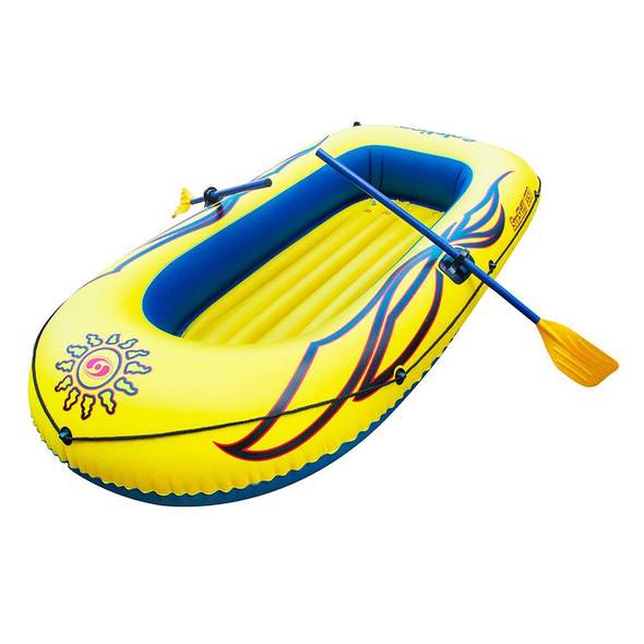 Solstice Watersports Solstice Watersports Sunskiff 3-Person Inflatable Boat Kit w/Oars Pump [29351] MyGreenOutdoors