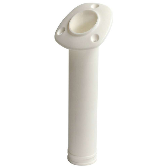 C.E. Smith C.E. Smith Flush Mount 30 Degree Nylon Rod Holder - White [55120A] MyGreenOutdoors