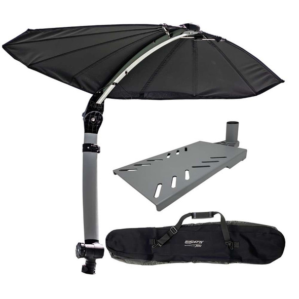 TACO Marine TACO ShadeFin Mini w/Black Fabric - Bag Swivel Seat Mount Kit [T10-4000-4] MyGreenOutdoors