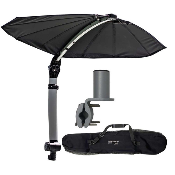 TACO Marine TACO ShadeFin Mini w/Black Fabric - Bag Round Rail Mount Kit [T10-4000-17] MyGreenOutdoors