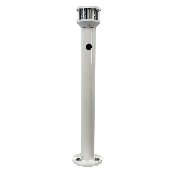 Seaview Seaview 12" Fixed Light Post w/All-Round LED Light [SVLTP12LED] MyGreenOutdoors