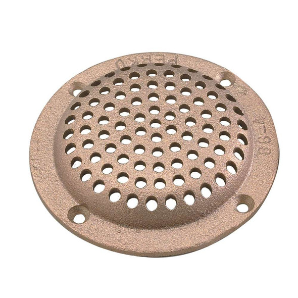 Perko Perko 4" Round Bronze Strainer MADE IN THE USA [0086DP4PLB] 0086DP4PLB MyGreenOutdoors