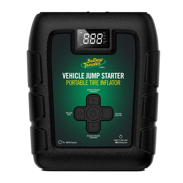 Battery Tender Battery Tender 800A Jump Starter w/Tire Inflator [030-3010-WH] MyGreenOutdoors