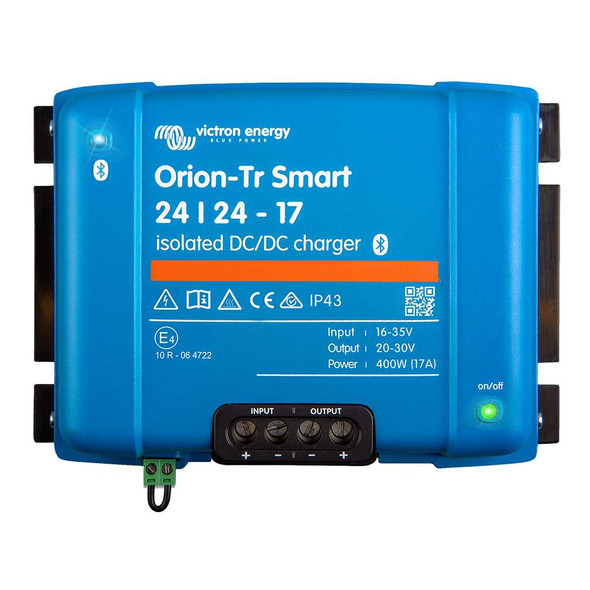 Victron Energy Victron Orion-TR Smart Isolated DC-DC Converter - 24 VDC to 24 VDC - 400W - 17AMP [ORI242440120] MyGreenOutdoors