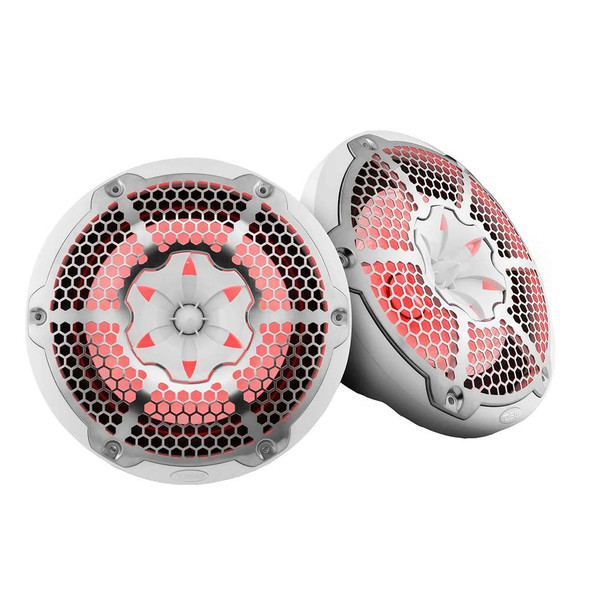 DS18 DS18 HYDRO 10" 2-Way Speakers w/Bullet Tweeter Integrated RGB LED Lights - White [NXL-10M/WH] MyGreenOutdoors