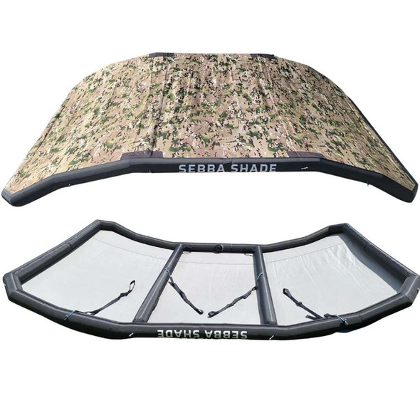 Sebba Shade Sebba Shade 6 x 9 ft. Camo Sun Shade f/Boats Up To 28' [SS6X9CAM] MyGreenOutdoors